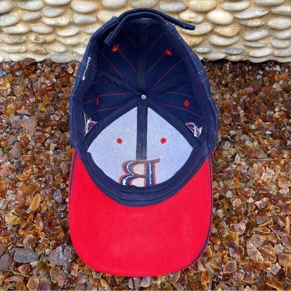 Boston Red Sox Blue & Red Adjustable Baseball Cap. EUC! One Size Fits Most - Picture 7 of 7
